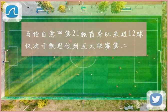 马伦自意甲第21轮首秀以来进12球仅次于凯恩位列五大联赛第二